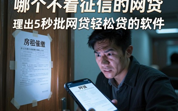 哪个不看征信的网贷,理出5个秒批网贷轻松贷的软件