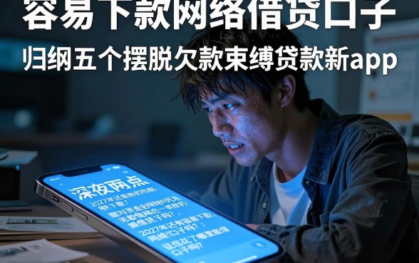 容易下款网络借贷口子,归纳五个摆脱欠款束缚贷款新app