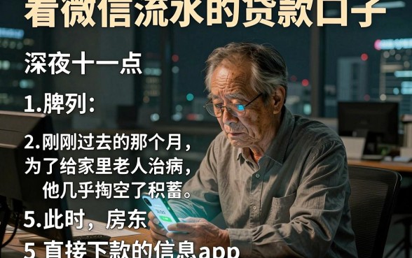 看微信流水的贷款口子,胪列5个直接下款的app