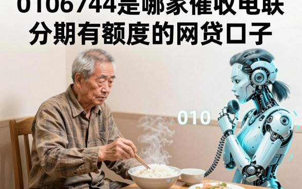 0106744是哪家催收电联，详尽说明五个分期有额度的网贷口子