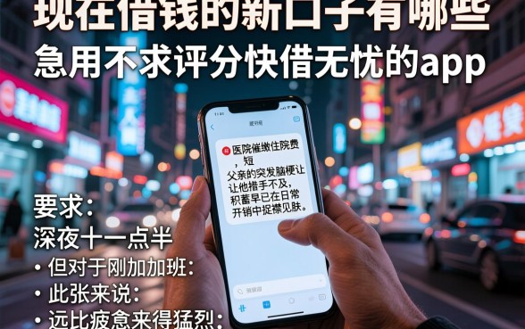 现在借钱的新口子有哪些,理出五个急用不求评分快借无忧的app