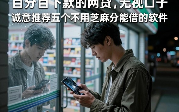 百分百下款的网贷口子无视黑白,诚意推荐五个不用芝麻分能借的软件