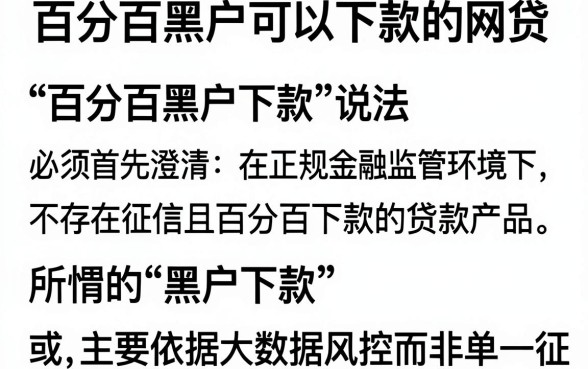 百分百黑户可以下款的网贷,陈列五个网贷容易下款18岁的软件