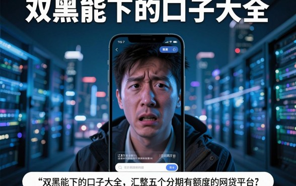 双黑能下的口子大全,汇整五个分期有额度的网贷平台