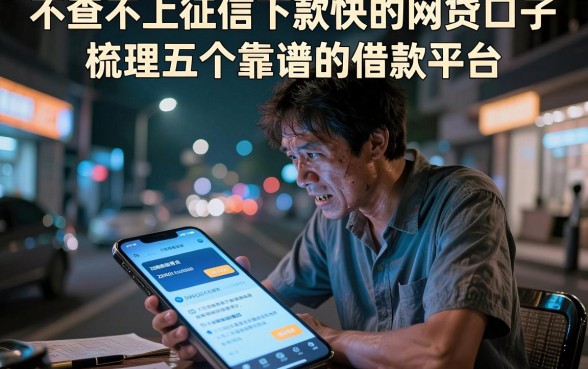 不查不上征信下款快的网贷口子,梳理五个靠谱的借款平台