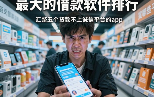 最大的借款软件排行，汇整五个贷款不上诚信平台的app