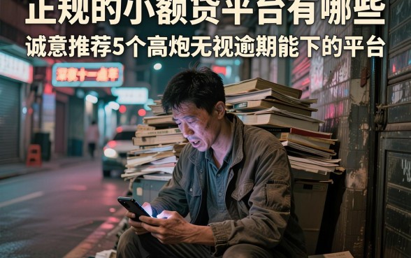 正规的小额贷平台有哪些，诚意推荐5个高炮无视逾期能下的平台
