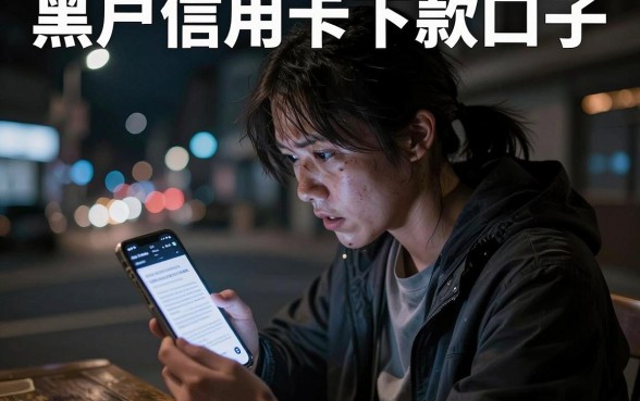 黑户信用卡下款口子,筛选5个黑户成功获取大额贷款的平台