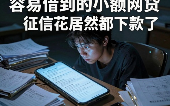 容易借到的小额网贷,概括5个征信花居然都下款了的软件