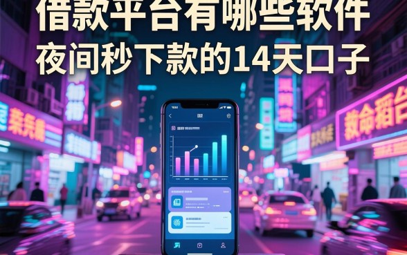借款平台有哪些软件，归纳五个夜间秒下款的14天口子