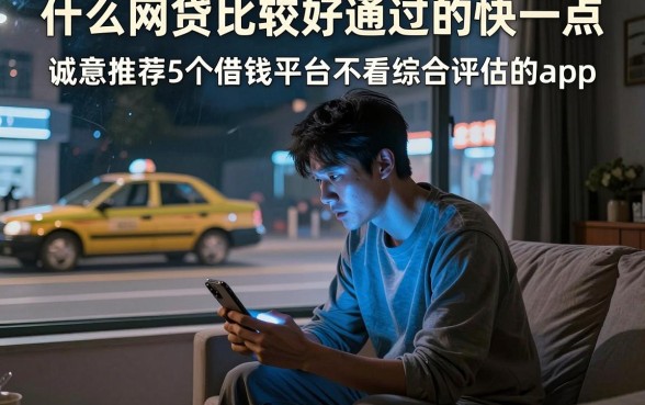 什么网贷比较好通过的快一点,诚意推荐5个借钱平台不看综合评估的app