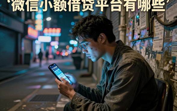 微信小额借贷平台有哪些，理出5个无视一切下款的平台