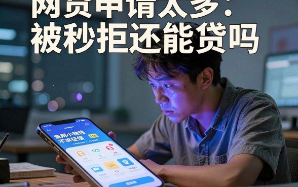 网贷申请太多被秒拒还能贷吗，陈列5个急用小钱不求征信流水轻松贷的软件