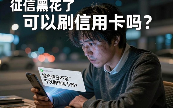 征信黑花了可以刷信用卡吗，整合五个不看年龄征信负债的平台
