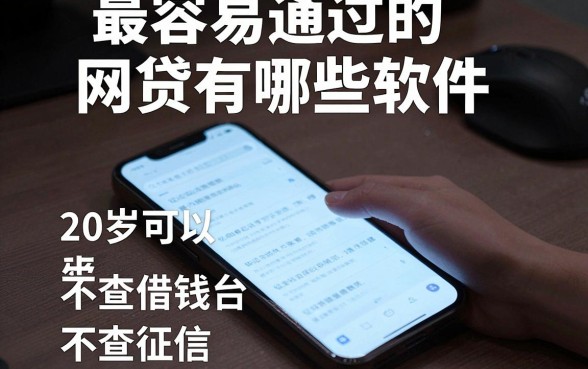 最容易通过的网贷有哪些软件,整理五个20岁可以借钱平台不查征信的软件