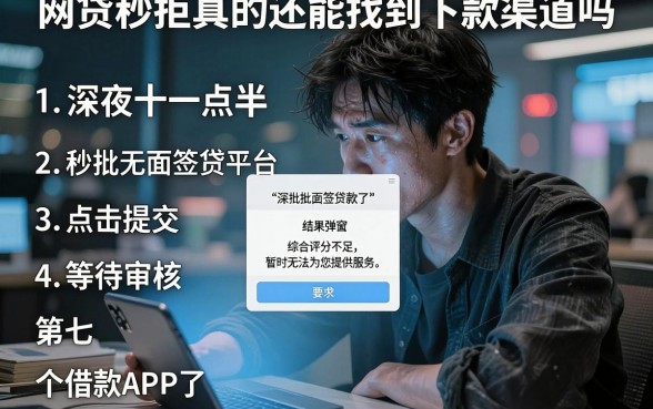 网贷秒拒真的还能找到下款渠道吗，细致阐述五个秒批无面签贷款平台