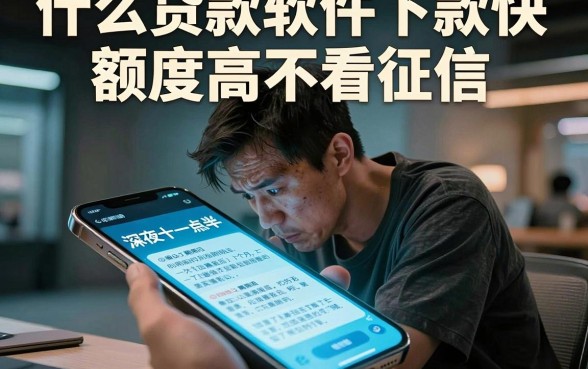 什么贷款软件下款快额度高不看征信，整合5个比较靠谱的借钱口子