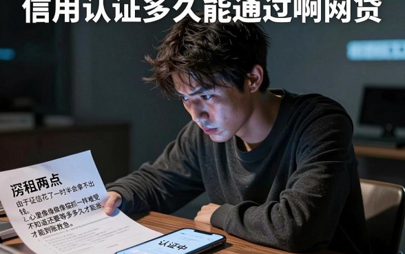 信用认证多久能通过啊网贷,细致阐述五个网贷黑口子必下款app
