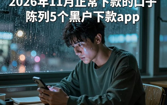2026年11月正常下款的口子,陈列5个黑户下款app