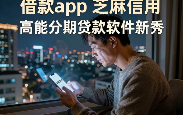 借款app 芝麻信用,整合五个高能分期贷款软件新秀