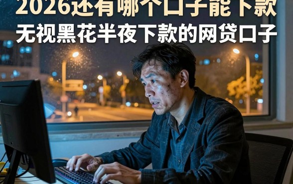 2026还有哪个口子能下款，概括5个无视黑花半夜下款的网贷口子