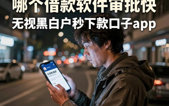 哪个借款软件审批快，陈列五个无视黑白户秒下款口子app