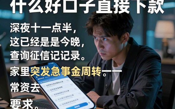 什么好口子直接下款，详细阐述五个真正无视风控黑白的网贷口子