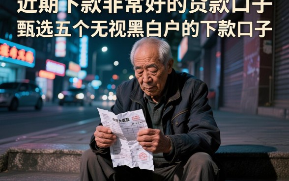 近期下款非常好的贷款口子,甄选五个无视黑白户的下款口子