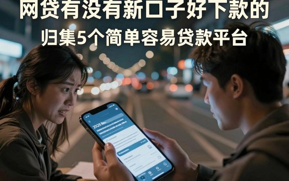 网贷有没有新口子好下款的,归集5个简单容易贷款平台