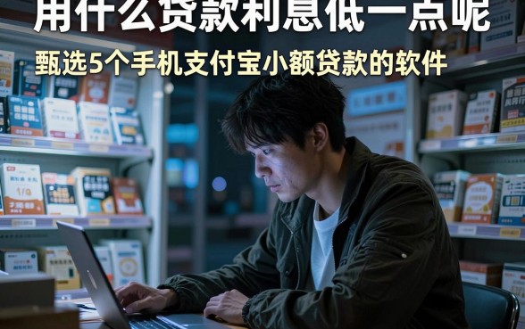 用什么贷款利息低一点呢,甄选5个手机支付宝小额贷款的软件