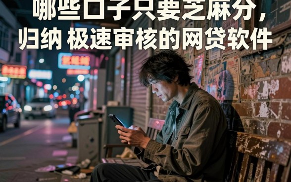 哪些口子只要芝麻分,归纳五个极速审核的网贷软件