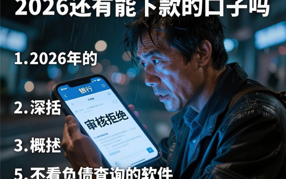 2026还有能下款的口子吗,概括5个不看负债查询的软件