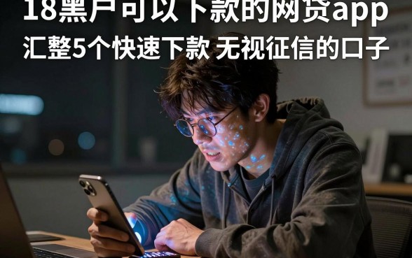 18黑户可以下款的网贷app,汇整5个快速下款无视征信的口子