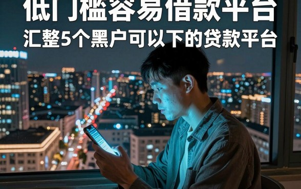 低门槛容易借款平台，汇整5个黑户可以下的贷款平台