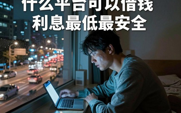 什么平台可以借钱利息最低最安全，归集五个无视评分的贷款平台
