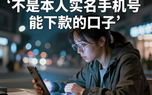 不是本人实名手机号能下款的口子，枚举五个小额贷款不查征信的软件