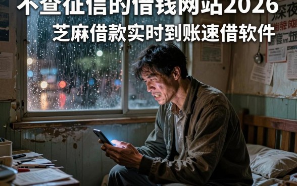 不查征信的借钱网站2026,筛选5个芝麻借款实时到账速借软件