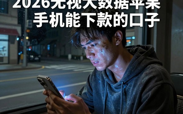 2026无视大数据苹果手机能下款的口子，梳理5个无视一切是人就下款的平台
