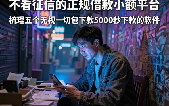 不看征信的正规借款小额平台,梳理五个无视一切包下款5000秒下款的软件