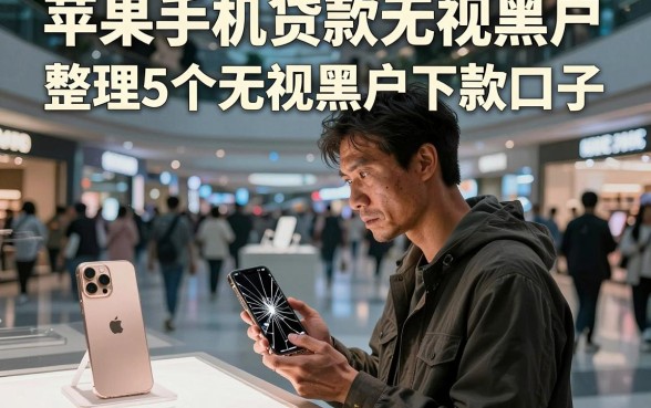 苹果手机贷款无视黑户,整理5个无视黑户下款口子