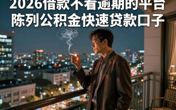 2026借款不看逾期的平台，陈列五个公积金快速贷款口子