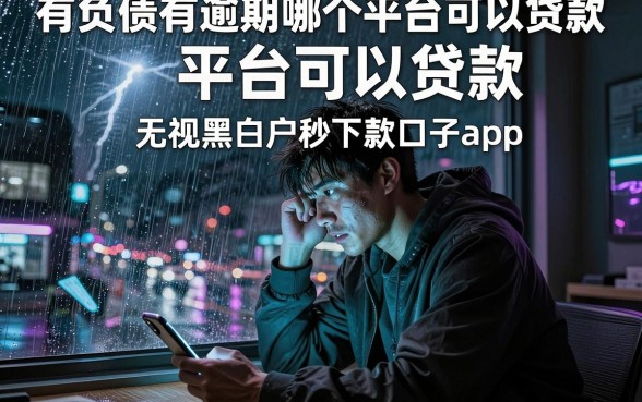 有负债有逾期哪个平台可以贷款,筛选五个无视黑白户秒下款口子app