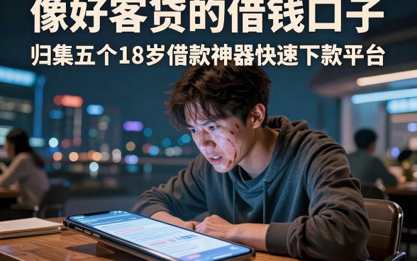 像好客贷的借钱口子,归集五个18岁借款神器快速下款平台