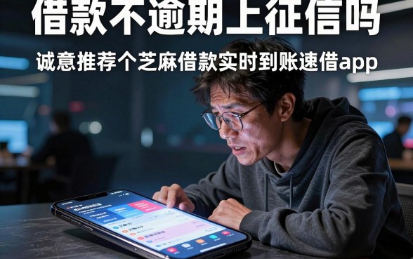 借款不逾期上征信吗,诚意推荐五个芝麻借款实时到账速借app