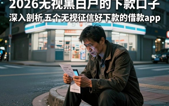 2026无视黑白户的下款口子,深入剖析五个无视征信好下款的借款app