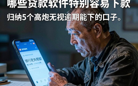 哪些贷款软件特别容易下款,归纳5个高炮无视逾期能下的口子
