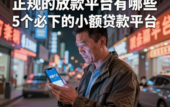 正规的放款平台有哪些,详尽说明5个必下的小额贷款平台