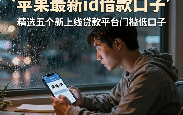 苹果最新id借款口子，精选五个新上线贷款平台门槛低口子