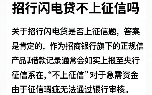 招行闪电贷不上征信吗,甄选五个不审核夜间直接放款的网贷app