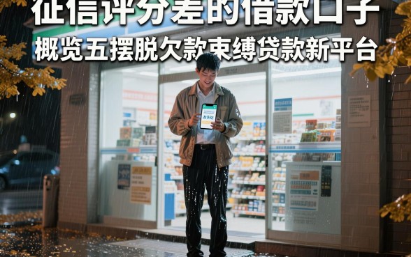 征信评分差的借款口子，概览五个摆脱欠款束缚贷款新平台